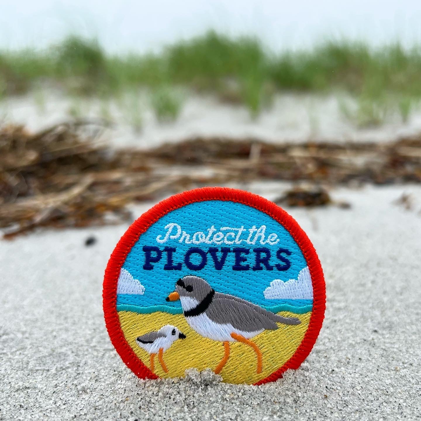 Protect the Plovers iron-on patch (with optional membership kit)