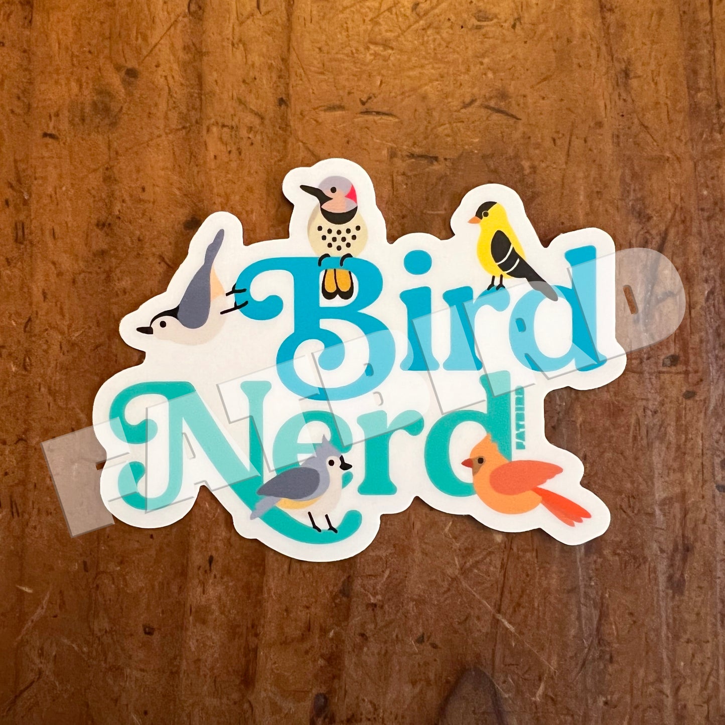 Bird Nerd Vinyl Sticker