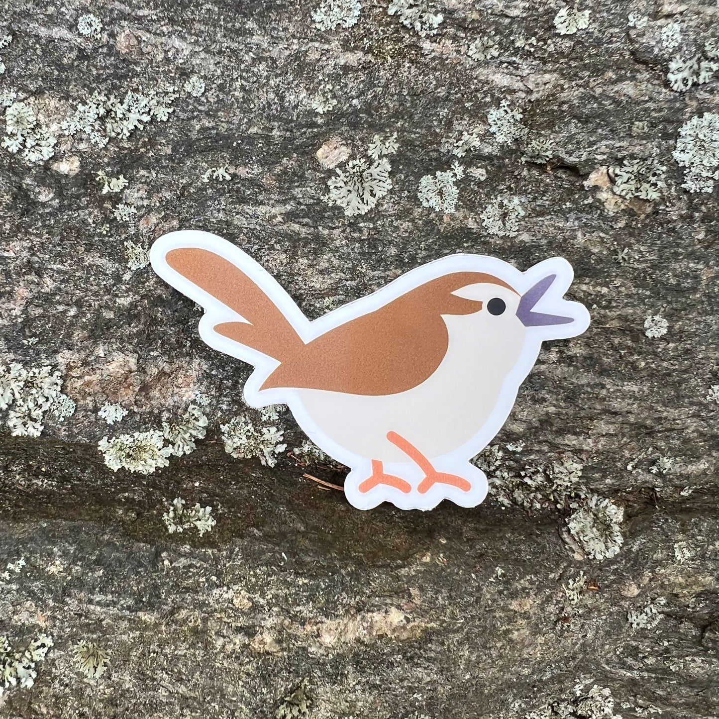 Carolina Wren vinyl sticker (3 inch)