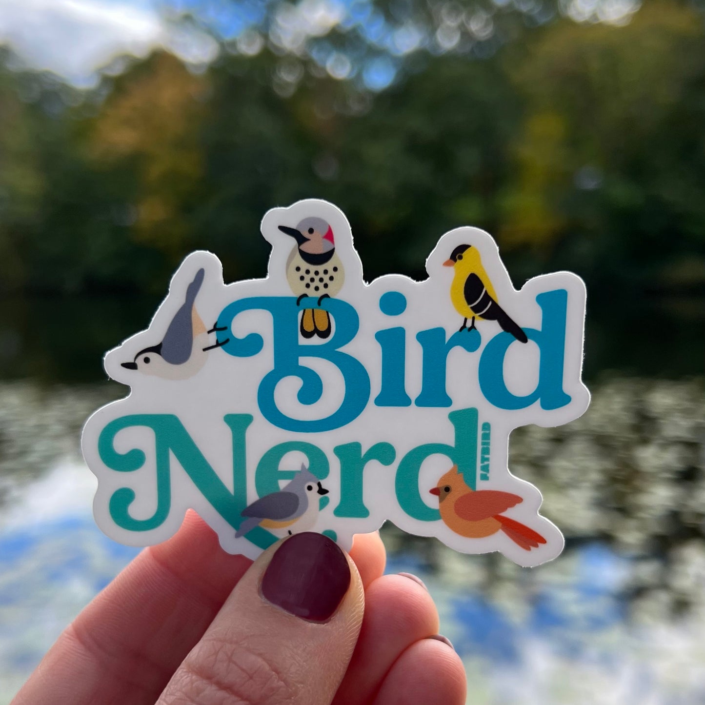 Bird Nerd Vinyl Sticker