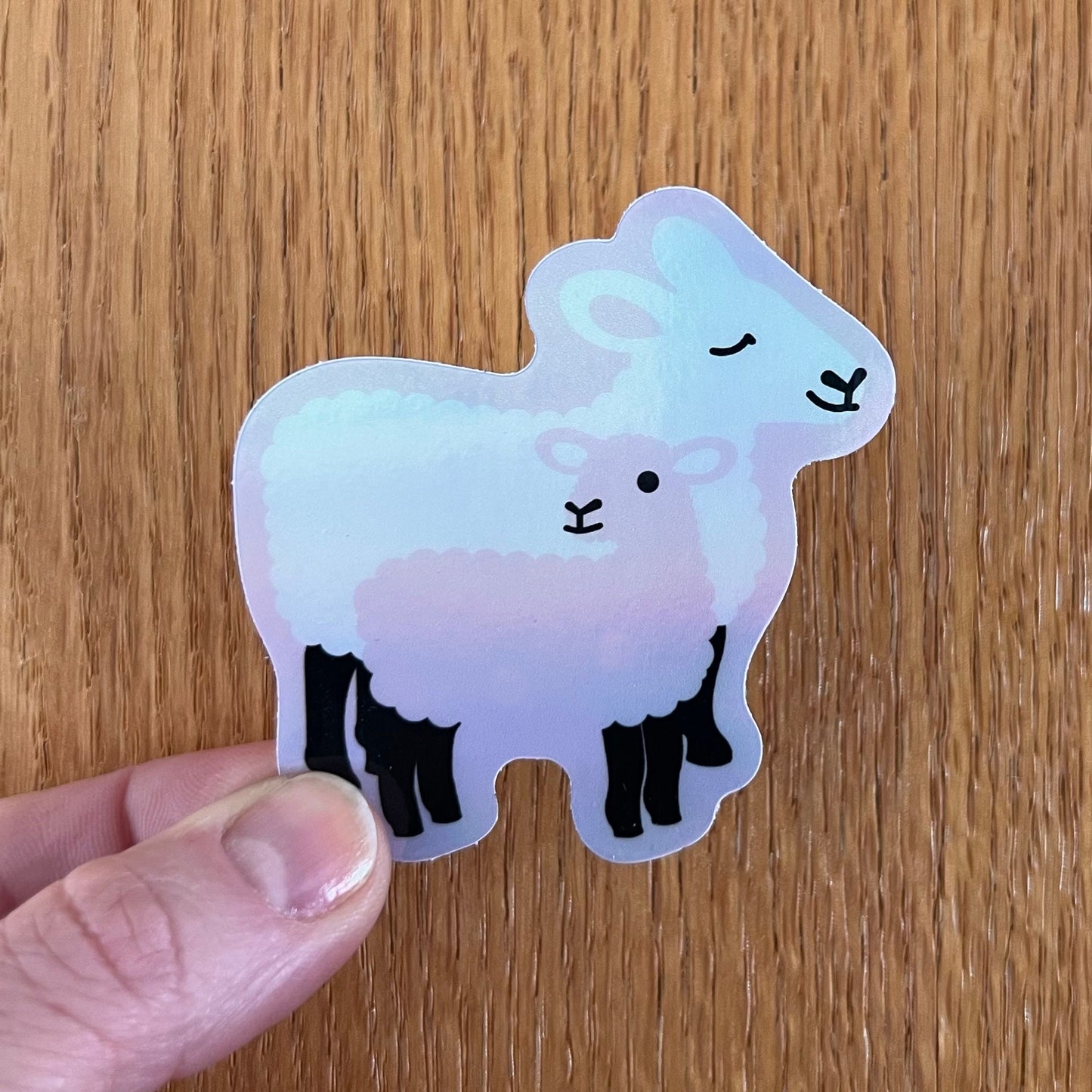 Sheep and Lamb Stickers - set of two