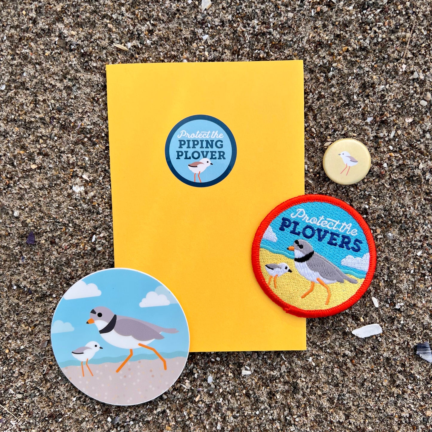 Protect the Plovers iron-on patch (with optional membership kit)