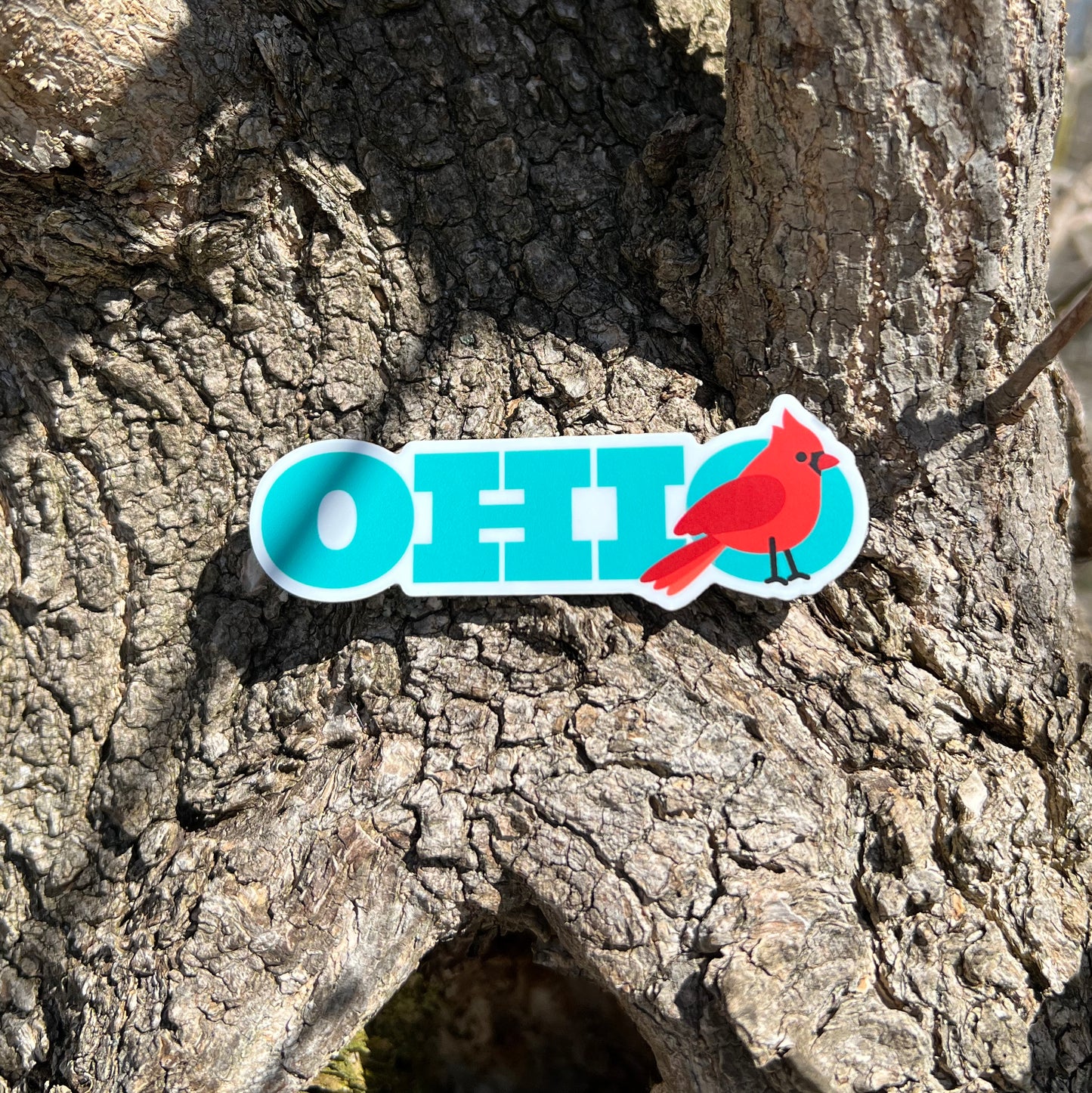 Ohio Cardinal State Bird Sticker