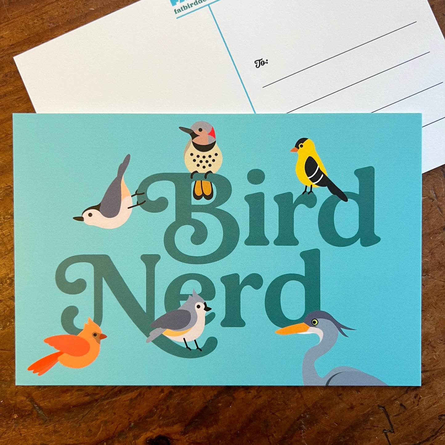 Fatbird Postcards 6x4 inches