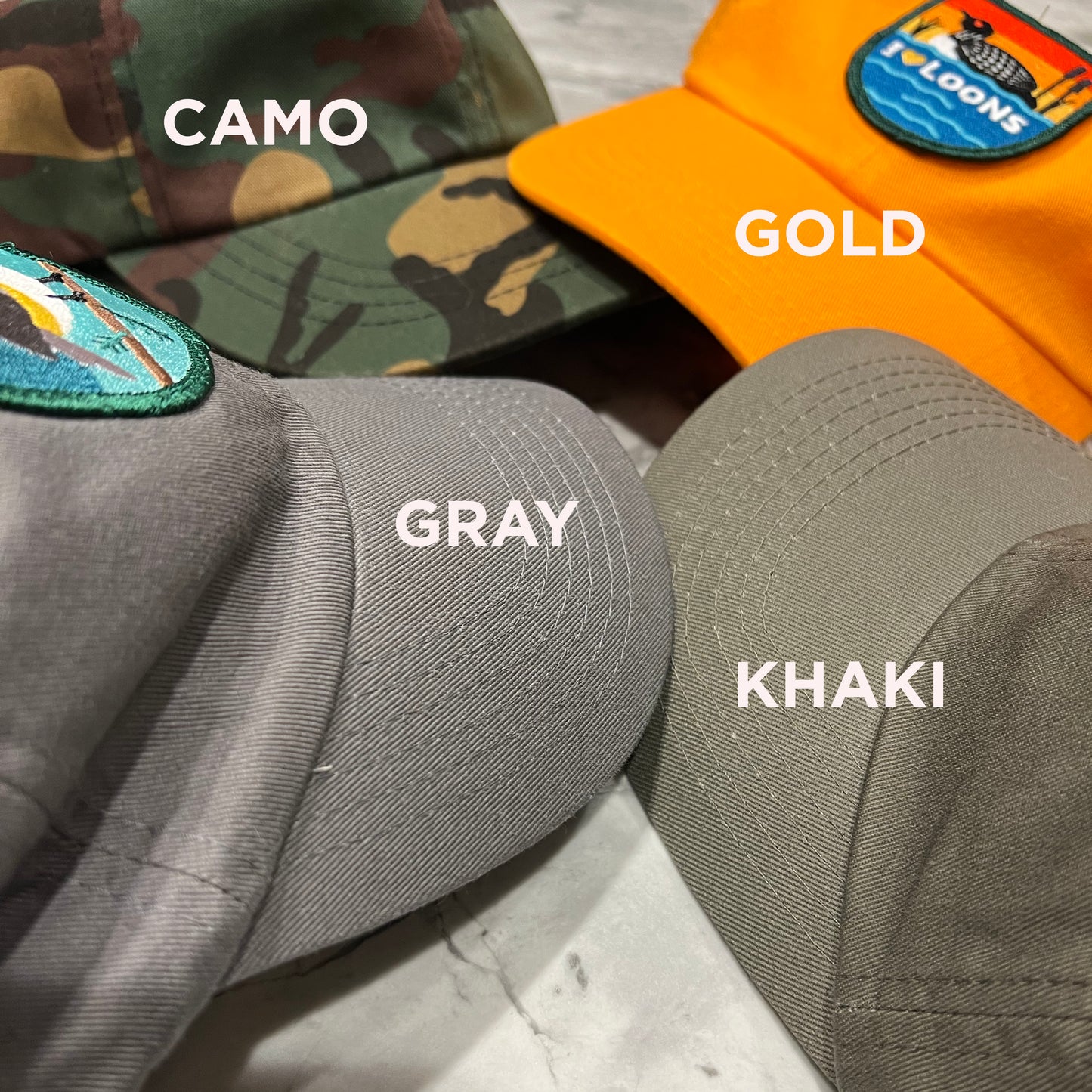 Patch caps (custom color/patch combo)