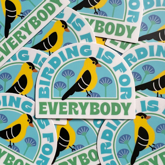 Birding is for Everybody vinyl sticker