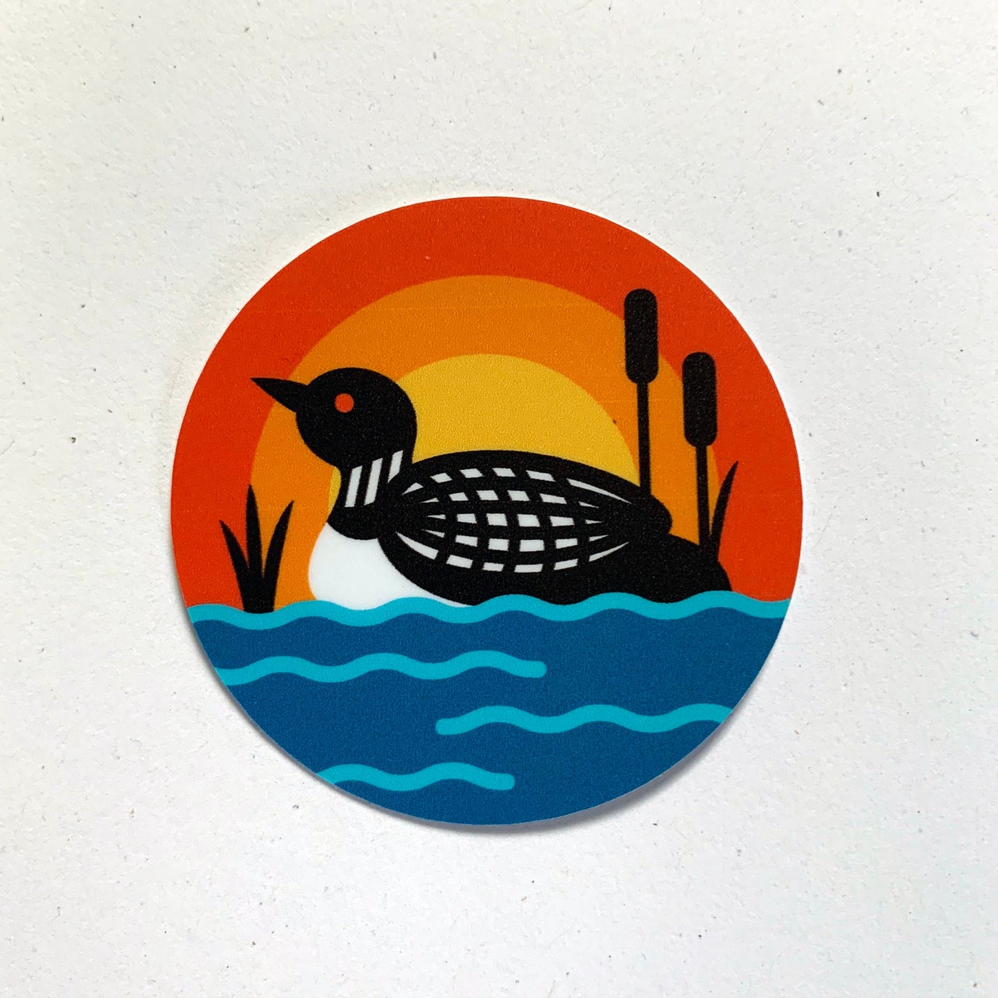 Loon 2.25-inch sticker