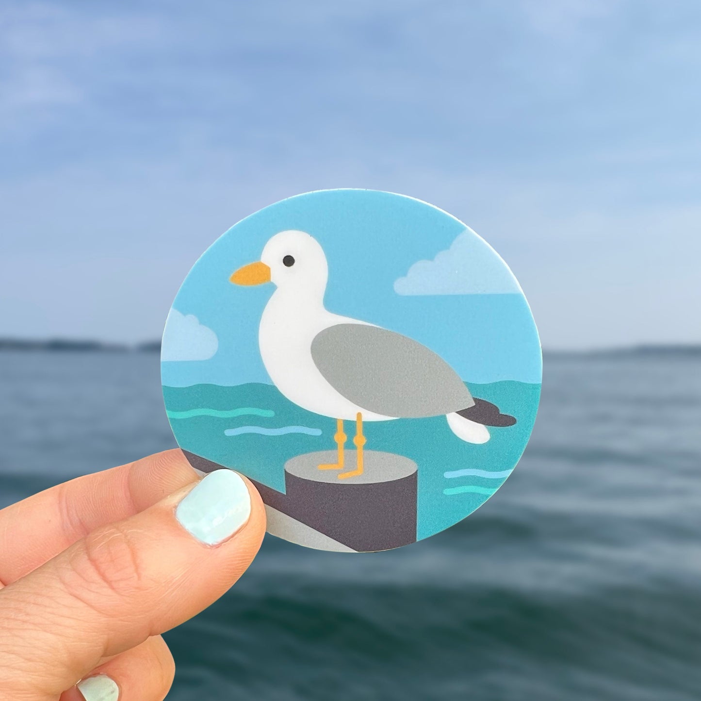 Seagull Vinyl Sticker (2.5 inch)