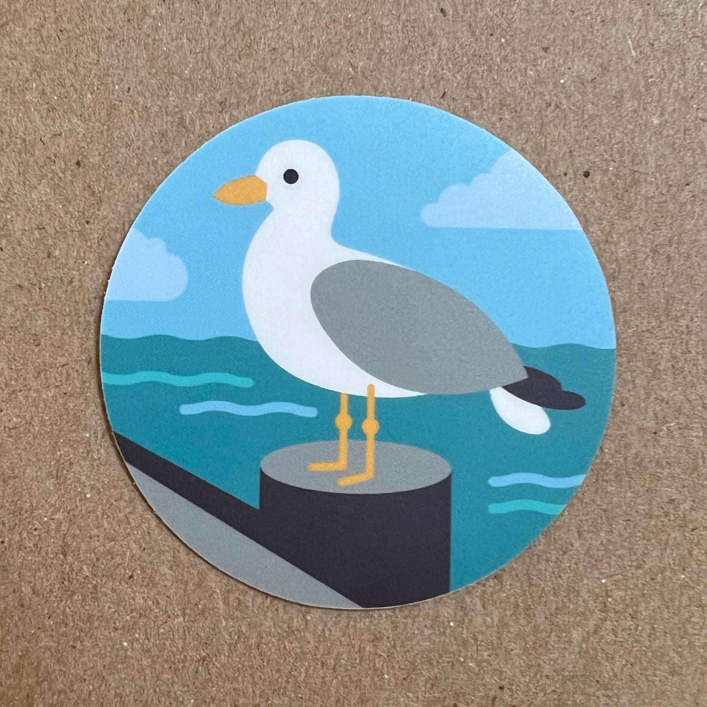 Seagull Vinyl Sticker (2.5 inch)