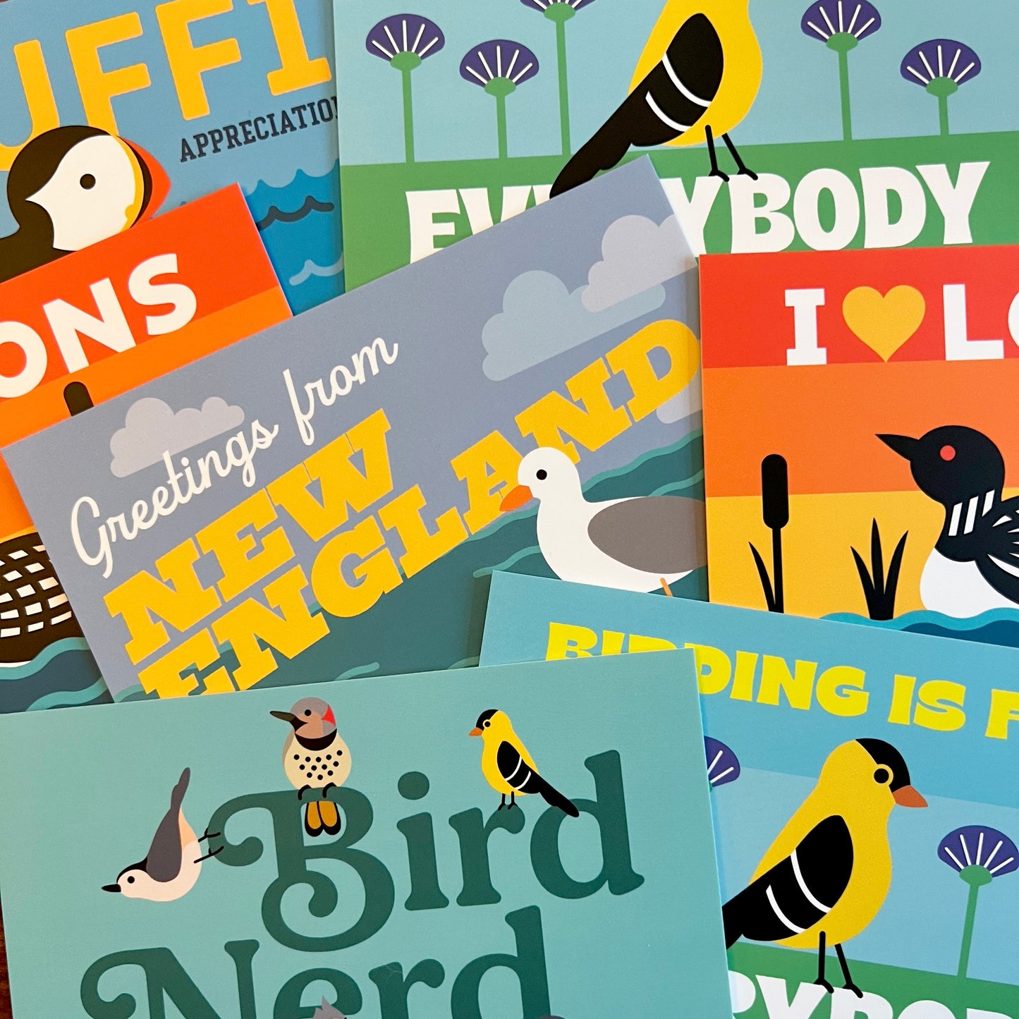 Fatbird Postcards 6x4 inches